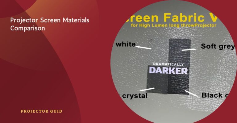Projector Screen Materials Comparison – For Trust And Clarity!